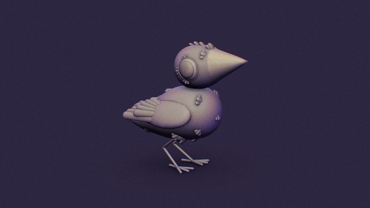 Raven 3D Model