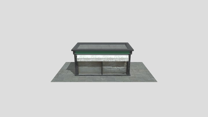 Newsstand for Graffiti  on Procreate app 3D Model