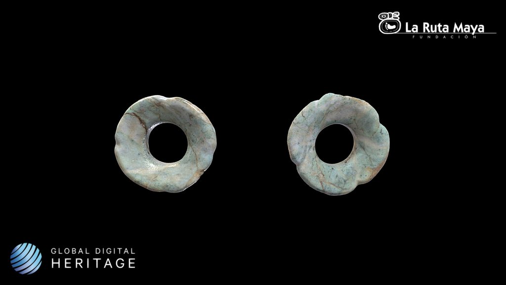 Flower-shaped earflares or discs