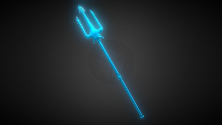 Roblox Icy Trident 3D Model