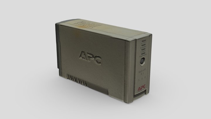 UPC Power backup photogrammetry - Game ready 3D Model