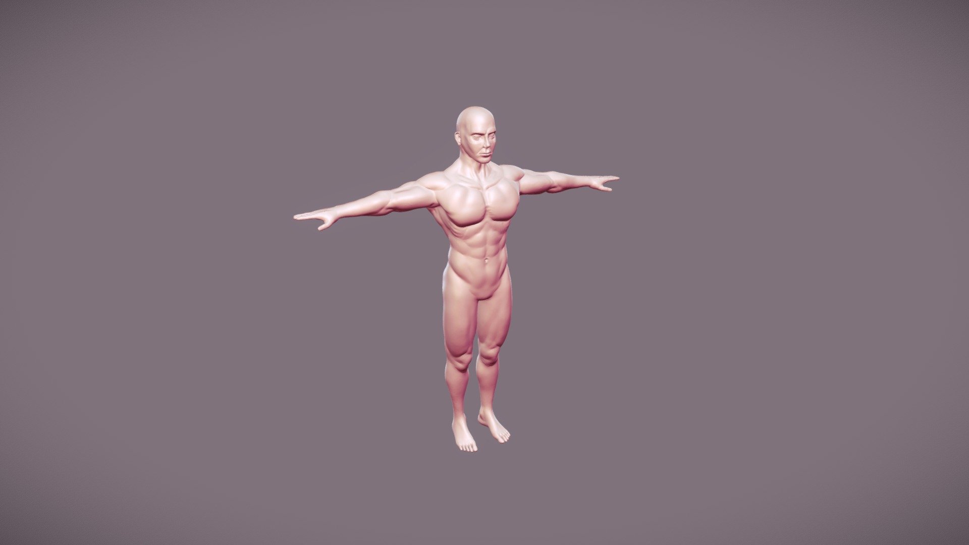 ArtStation - Human Male [ Body/Skin Basemesh ] Bodybuilder | Resources