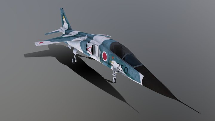 Mitsubishi F-1 – Modelo 3D gratuito STL