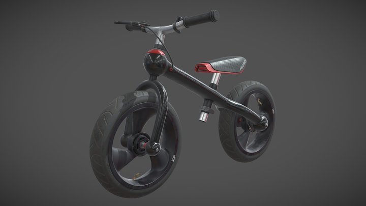 Balance bike 3D Model