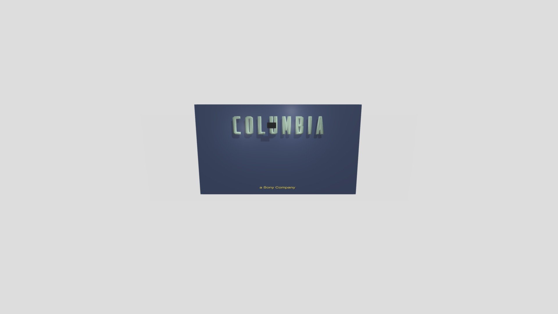 Columbia Pictures Logo 2014 Remake V2 - 3D model by Thomas Fan Est