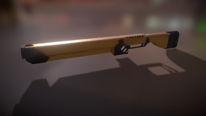 Cyberpunk Gun / Carbon 2185