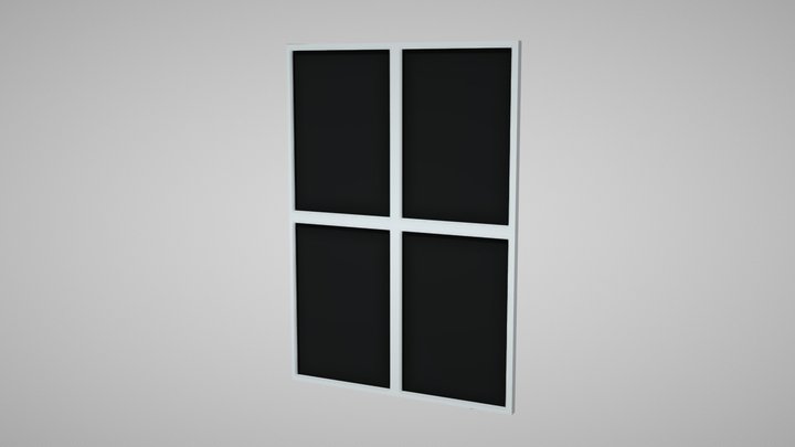 Modern Window 3D Model |Game Ready