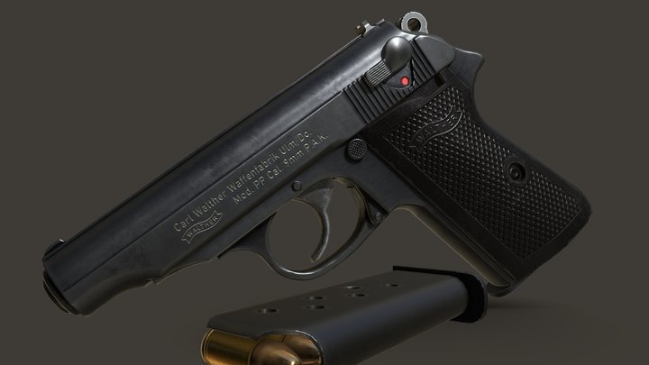 Walther PP 3D Model
