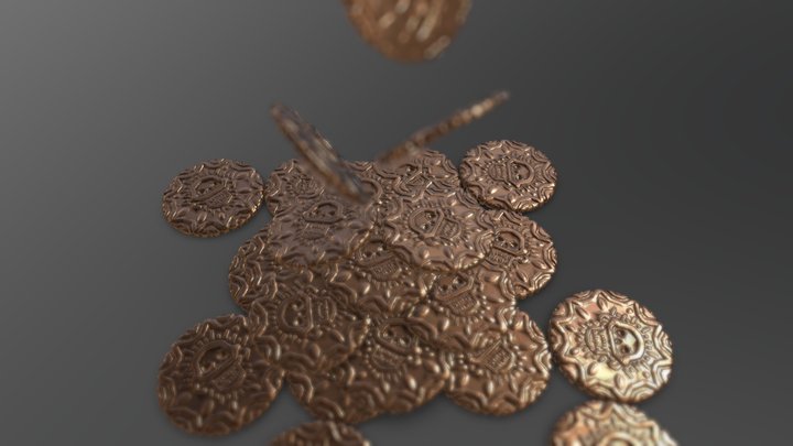 SculptJanuary2021 - Day 26 - Cursed Treasure – Free 3D Model STL
