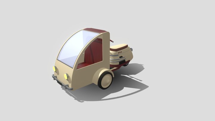 A. Morin Scootavia Tripousse 1952 3D Model