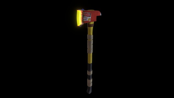 Scrapper Axe | Project Cyblade 3D Model