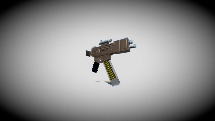 Gun001 3D Model
