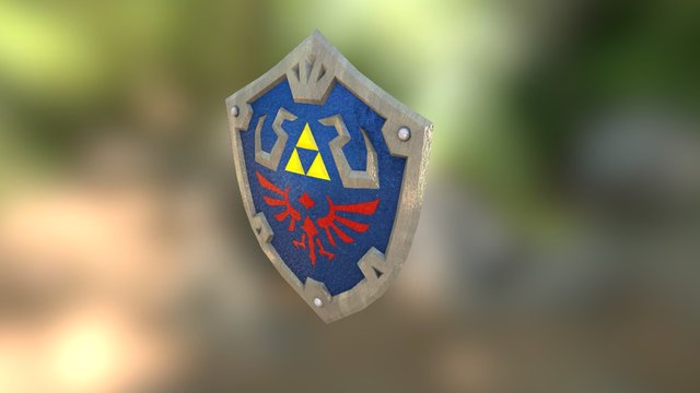 Hylian Shield 3D Model