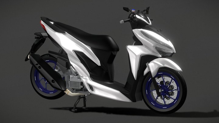 2019 - Honda Click or Vario 125 & 150 3D Model