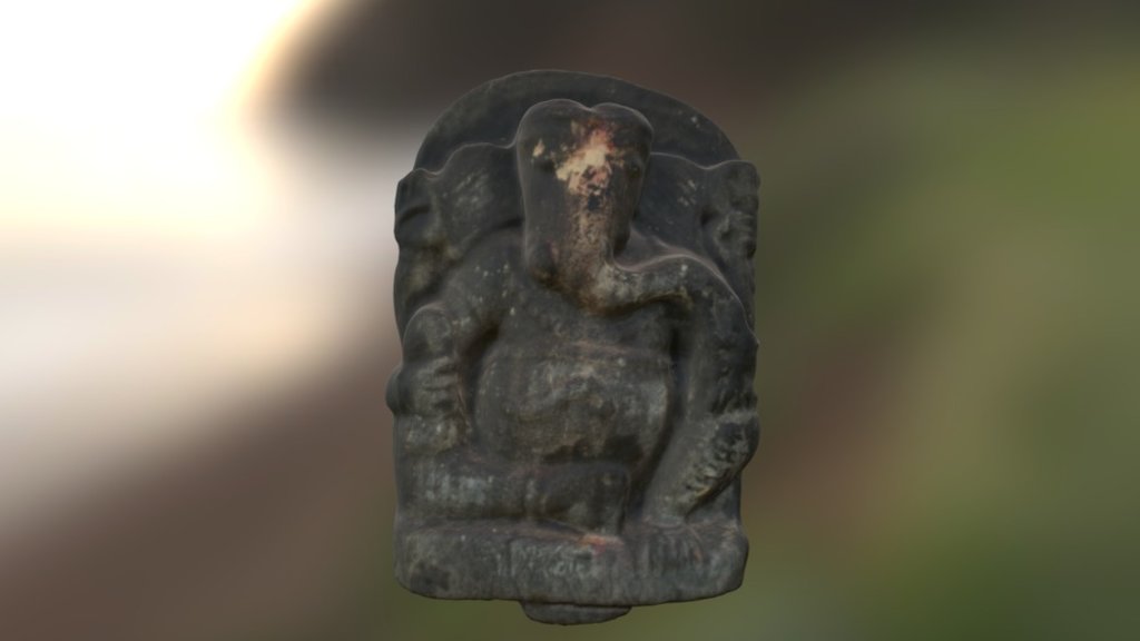 Ganesha from Ukhimath Temple (VCU_3D_5751)