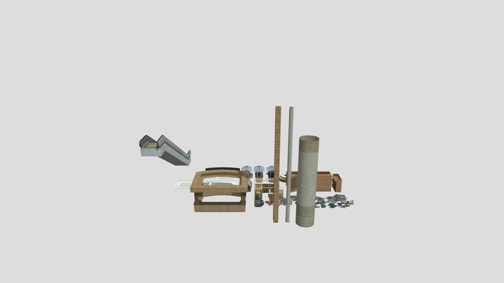 Mall Props ! 3D Model