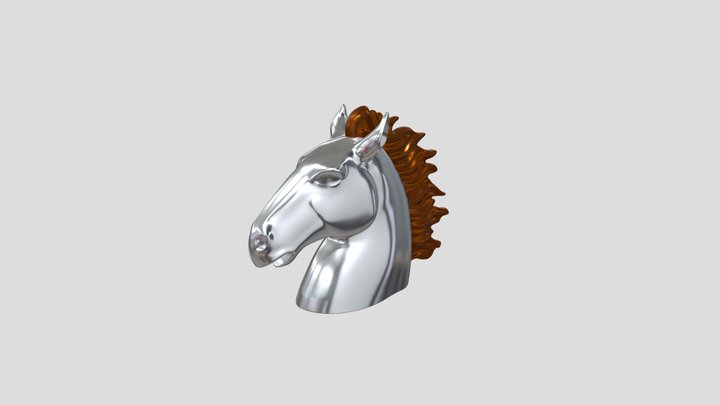 Horse Head 3D Model