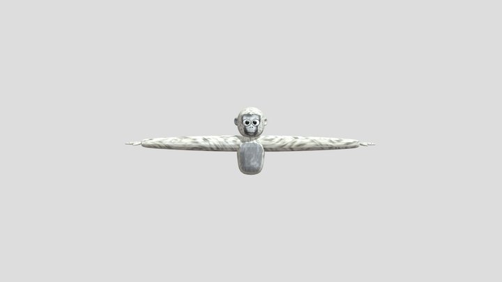 fun-monke-horror-player-model 3D Model