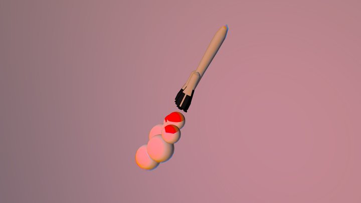 FOGUETE 3D Model