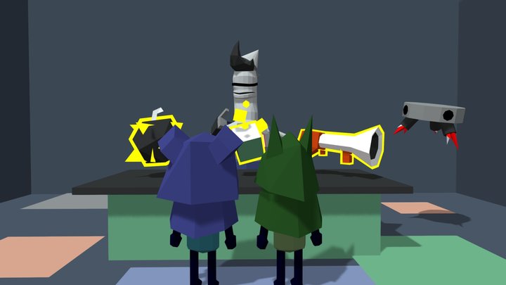Robot Item Shop 3D Model