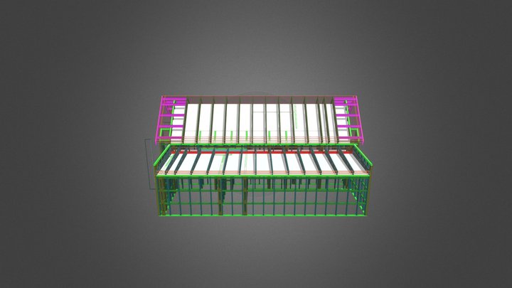TRUSS DESIGN - 631C DAIRY FLAT HIGHWAY - MINOR D 3D Model