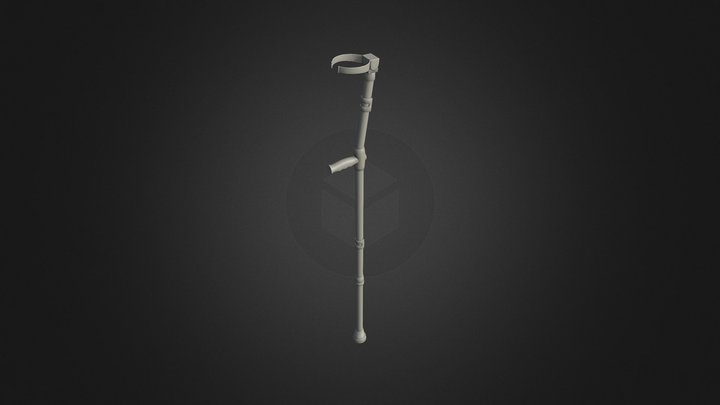 Crutches 3D Model