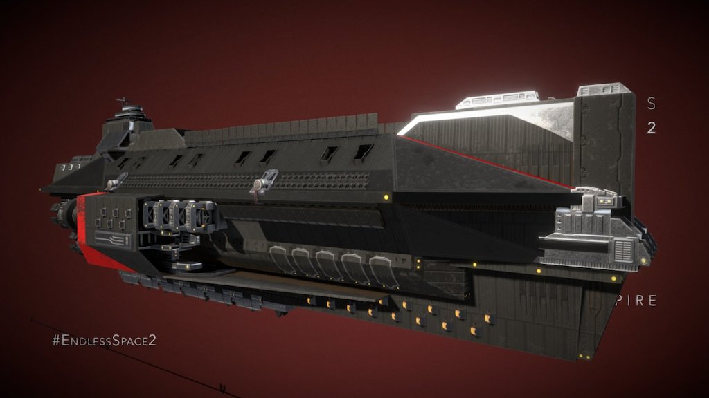 Endless Space 2 - United Empire – Battleship - 3D model by Amplitude ...