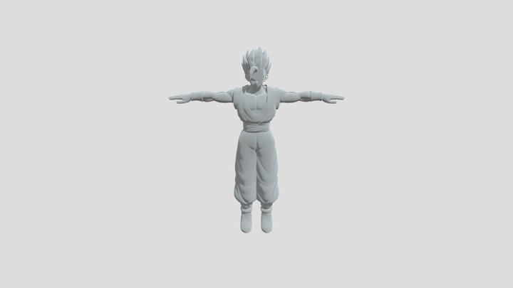 Dbsz___gohan__super_hero_ultimate 3D Model