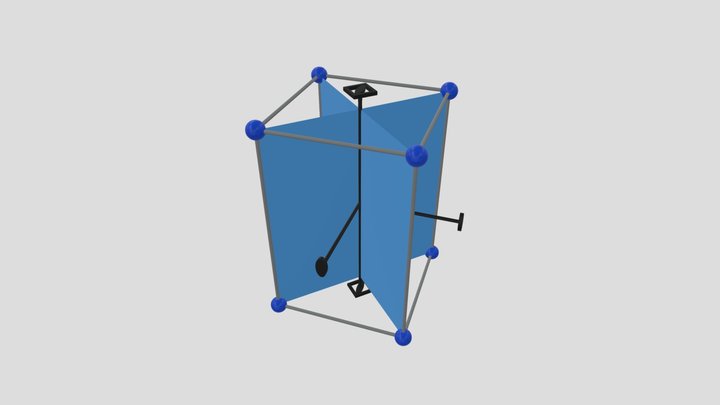 tetragonal 4bar2m 3D Model