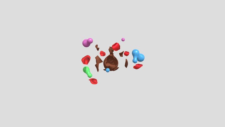 Jarron_explocion 3D Model