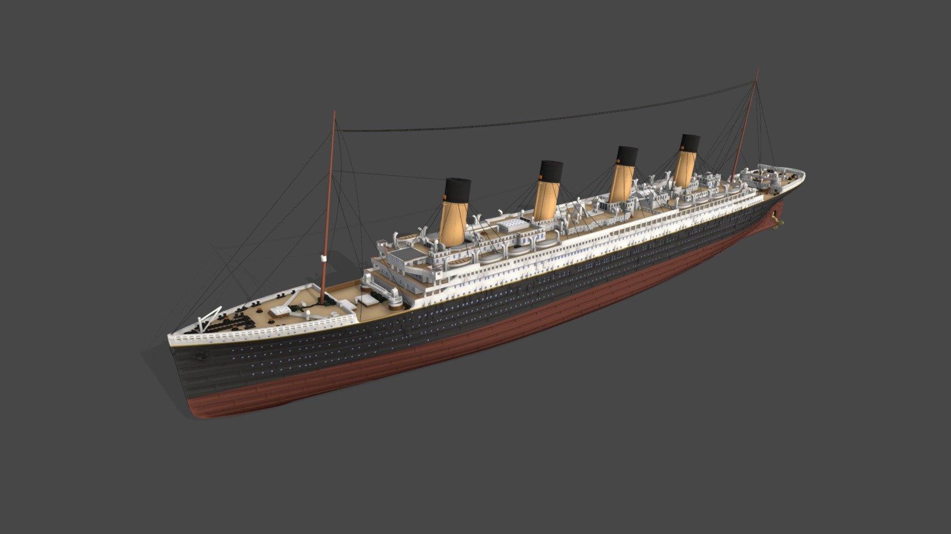RMS Titanic - 3D model by (@vandragon_de) [89a6216]