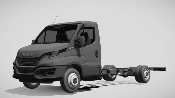 Iveco Daily Single Cab L5 Chassis 2022 3D Model