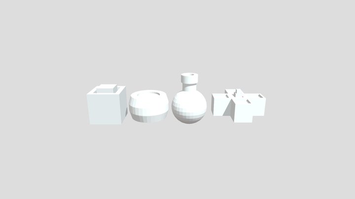 Geometry furniture 3D Model