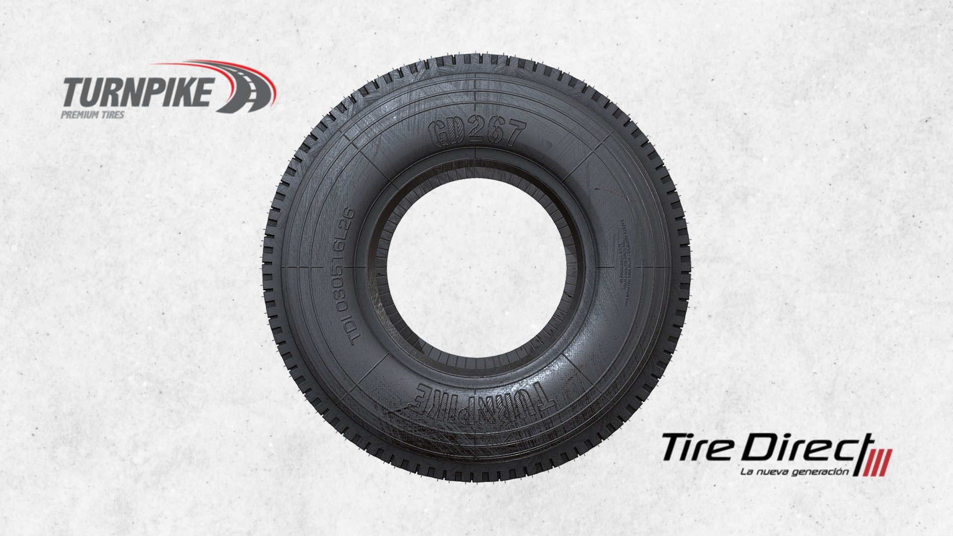 GD267 TURNPIKE 3D model by Tire Direct (tire.direct) [89a7732