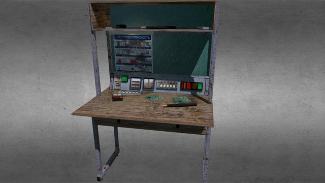 Electric Table 3D Model