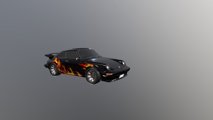 Lowpoly Porsche