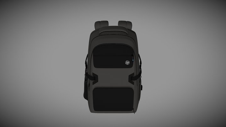 Range3backpack2 Grey 3D Model