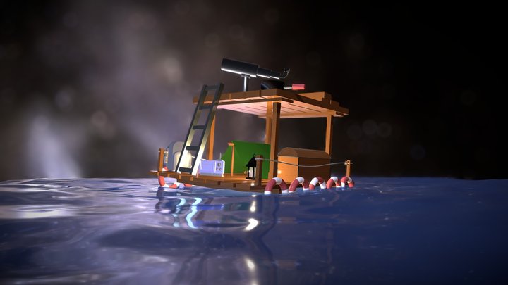 The Raft 3D Model
