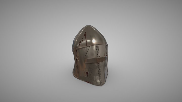 Templar Helmet 3D Model