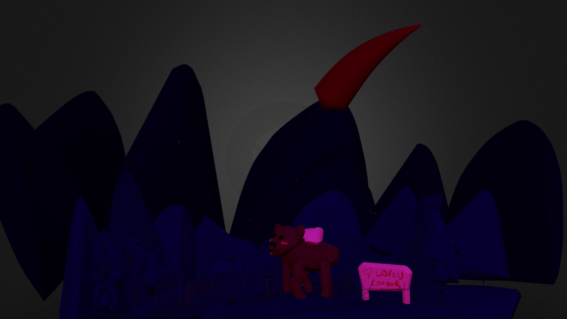 Valentine animal.