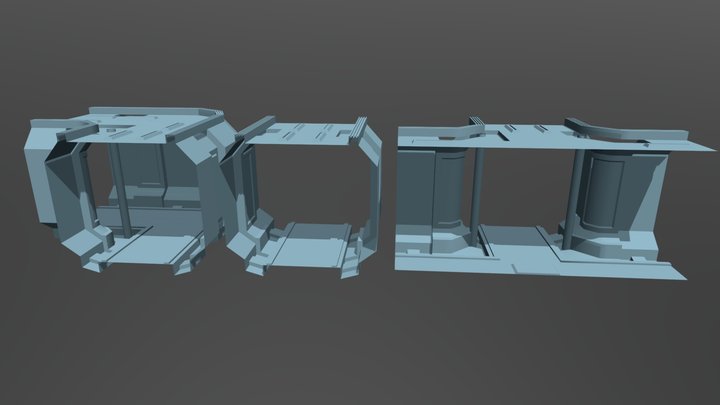 Modular System 3D Model