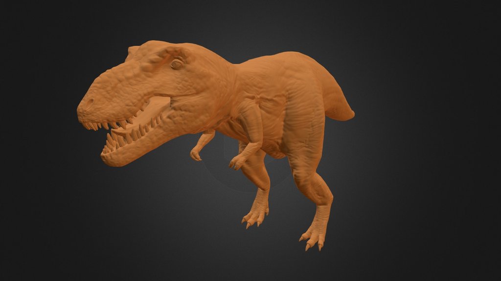 T Rex high detail sculpt