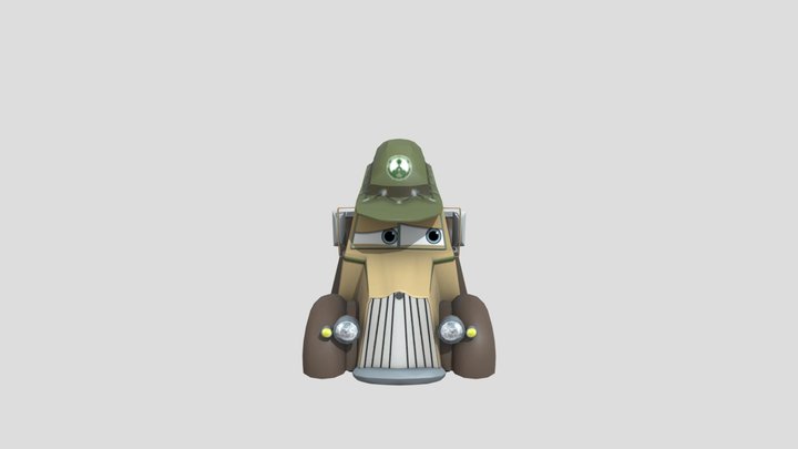 Planes: Fire and Rescue Old Jammer 3D Model