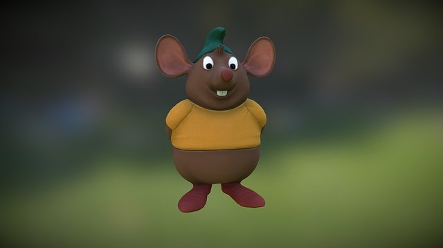 Gus Gus The Mouse (SGP) 3D Model