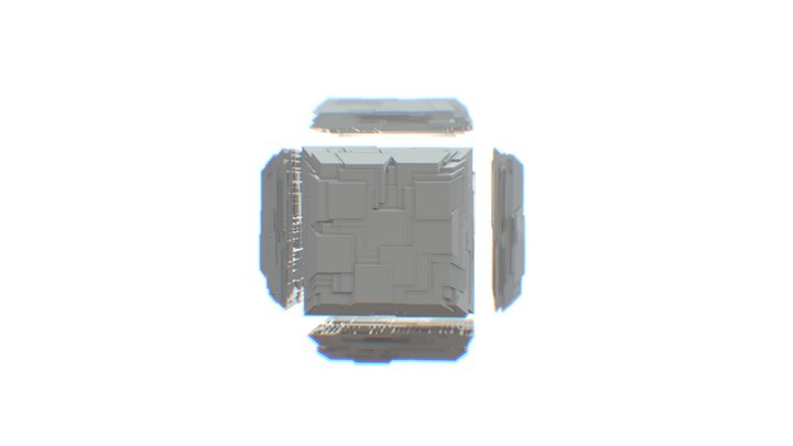 Cache Cube 3D Model