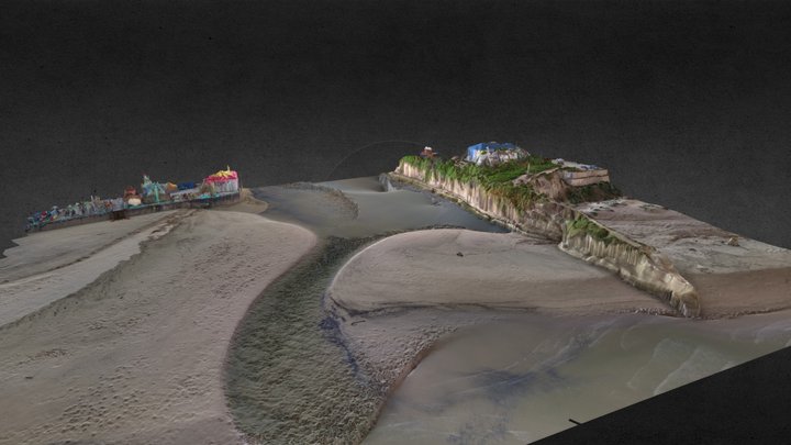 San Lorenzo River Mouth 3D Model