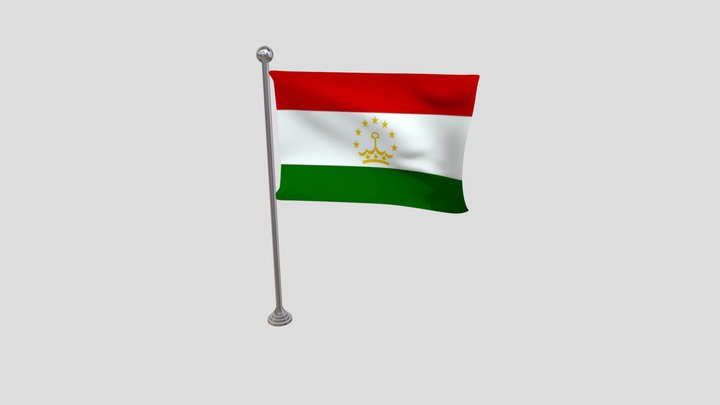 Tajikistan Flag