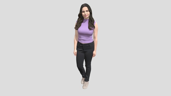 Lavender Sleeveless Top Portrait – Modèle 3D gratuit STL