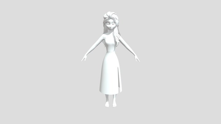 Kh3 Dark Sea Elsa (Physics Differen) 3D Model