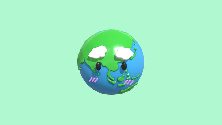 Cute(?) Earth 3D Model